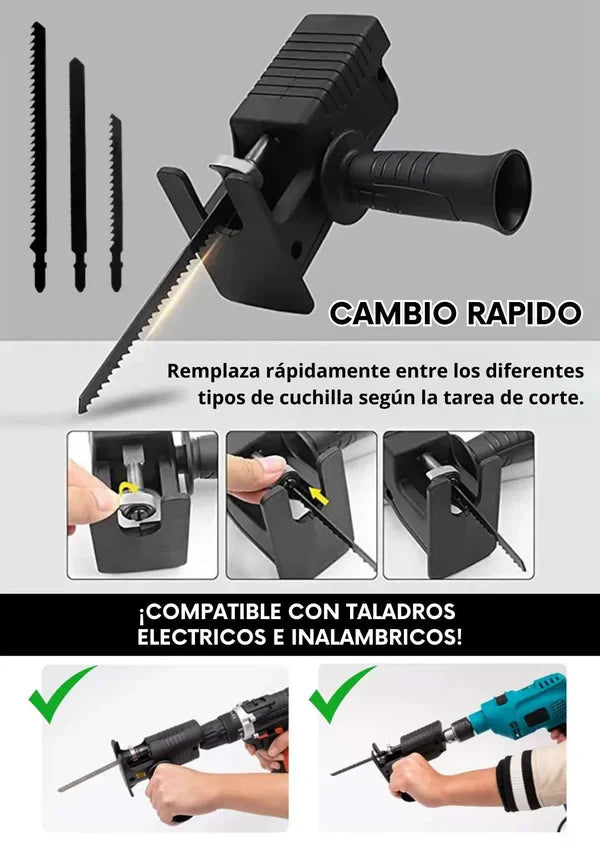 Convertidor de taladro a Sierra