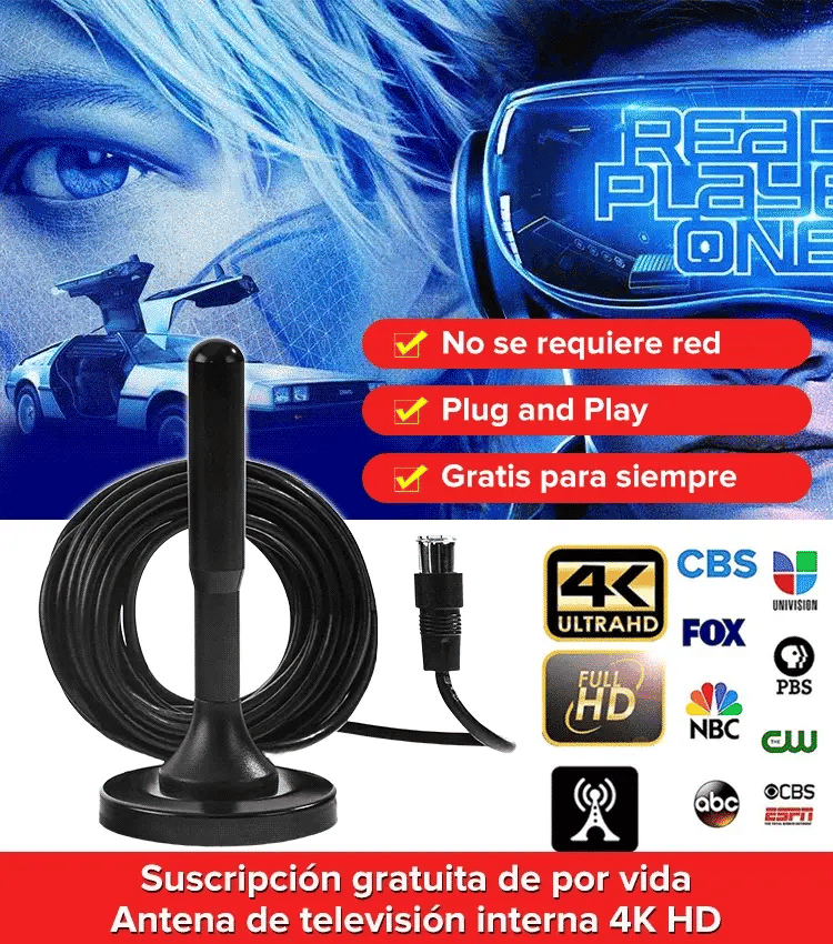 Antena FULL HD 4K