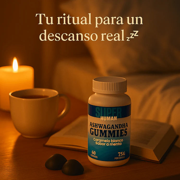 Ashwagandha Gummies - Gomitas Funcionales para Reducir el Estrés y Mejorar el Ánimo (Pack 60 Gomitas) – SuperHuman™